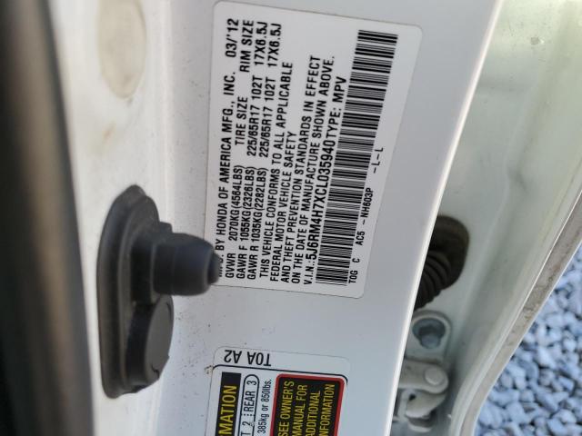 Photo 11 VIN: 5J6RM4H7XCL035940 - HONDA CR-V EXL 