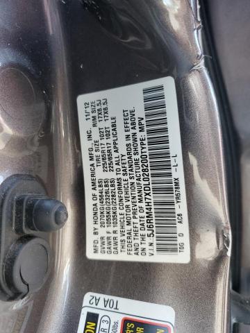 Photo 12 VIN: 5J6RM4H7XDL028200 - HONDA CR-V EXL 