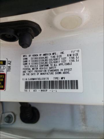 Photo 9 VIN: 5J6RM4H7XEL038176 - HONDA CR-V EXL 