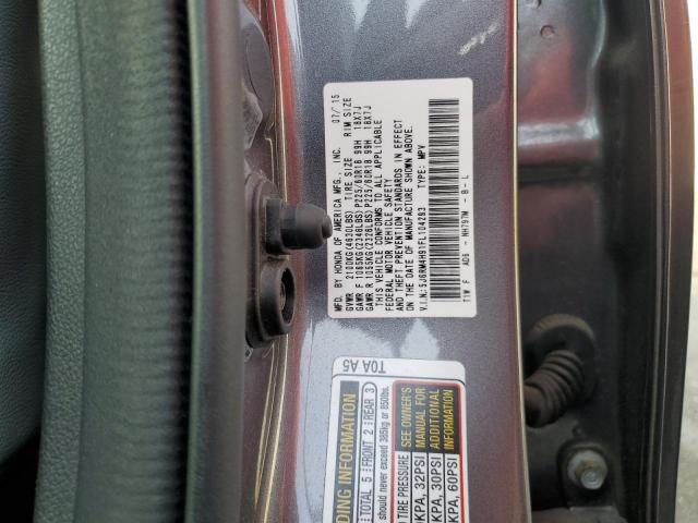 Photo 12 VIN: 5J6RM4H91FL104293 - HONDA CRV 