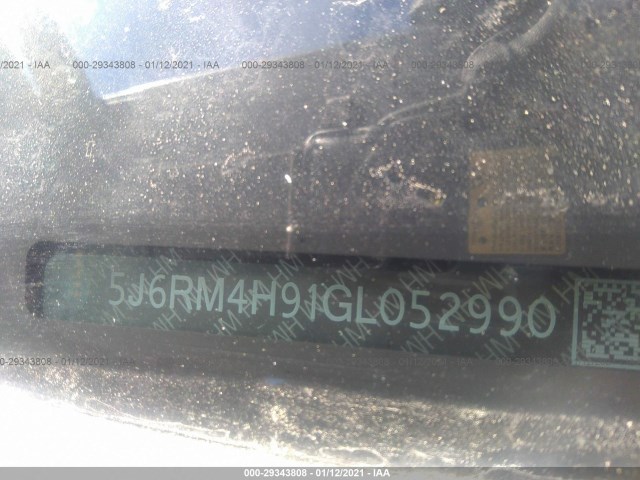 Photo 8 VIN: 5J6RM4H91GL052990 - HONDA CR-V 