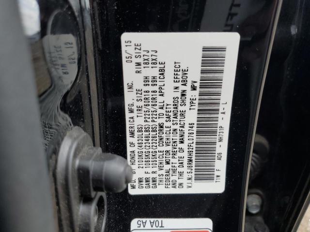 Photo 12 VIN: 5J6RM4H92FL076746 - HONDA CRV 