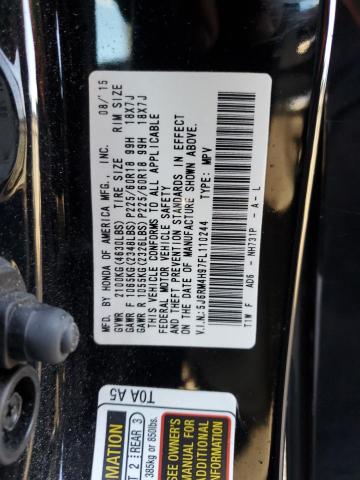 Photo 12 VIN: 5J6RM4H97FL110244 - HONDA CR-V TOURI 