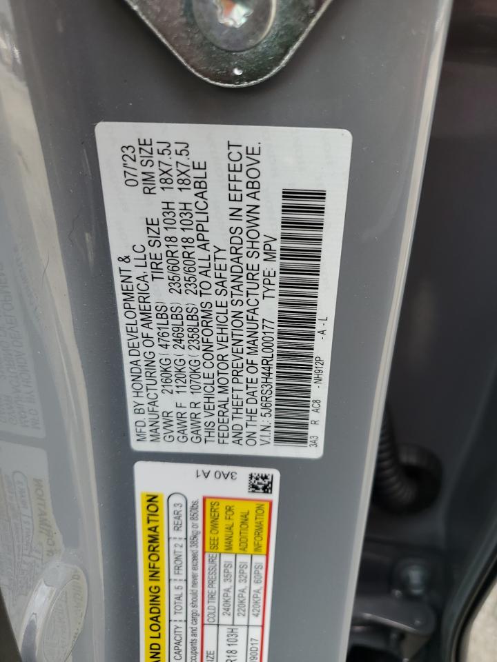 Photo 11 VIN: 5J6RS3H44RL000177 - HONDA CR-V 