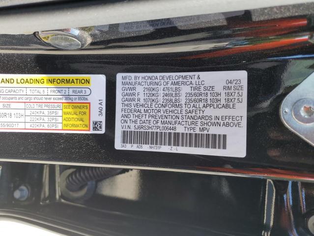 Photo 12 VIN: 5J6RS3H77PL006448 - HONDA CR-V EXL 