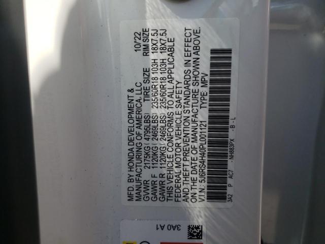 Photo 12 VIN: 5J6RS4H40PL001121 - HONDA CR-V EX 