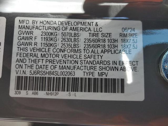 Photo 12 VIN: 5J6RS5H84SL002063 - HONDA CR-V SPORT 