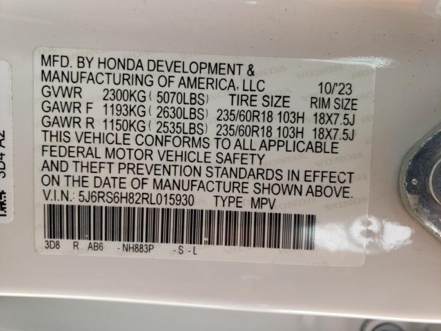 Photo 12 VIN: 5J6RS6H82RL015930 - HONDA CR-V SPORT 