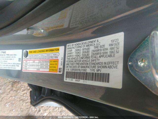 Photo 8 VIN: 5J6RS6H91RL015992 - HONDA CR-V 