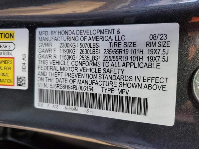 Photo 11 VIN: 5J6RS6H94RL006154 - HONDA CRV 