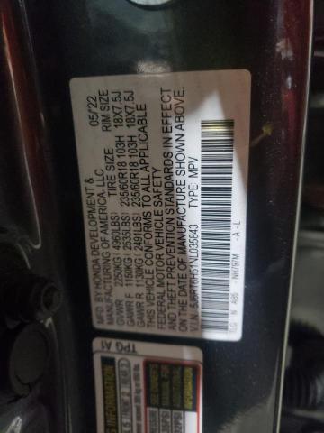 Photo 13 VIN: 5J6RT6H51NL035843 - HONDA CR-V EX 