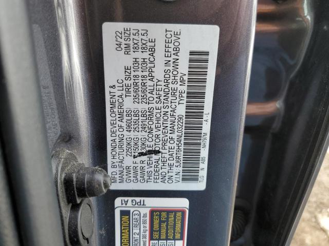 Photo 11 VIN: 5J6RT6H54NL032290 - HONDA CR-V EX 