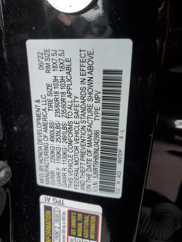 Photo 12 VIN: 5J6RT6H80NL042986 - HONDA CRV 