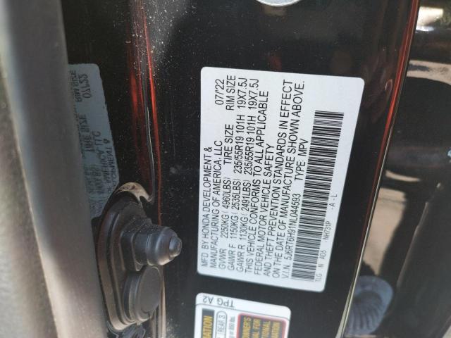 Photo 11 VIN: 5J6RT6H91NL044593 - HONDA CR-V TOURI 