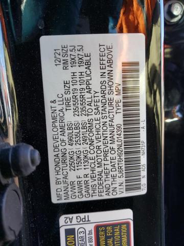 Photo 12 VIN: 5J6RT6H92NL014390 - HONDA CR-V TOURI 