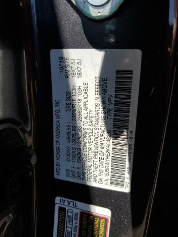 Photo 12 VIN: 5J6RW1H52KA048232 - HONDA CR-V EX 