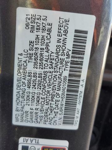 Photo 12 VIN: 5J6RW1H53MA010589 - HONDA CR-V EX 