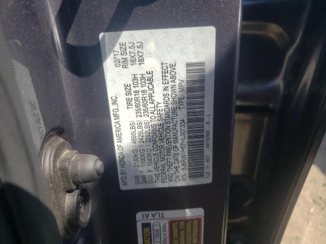 Photo 13 VIN: 5J6RW1H57HL007334 - HONDA CR-V EX 