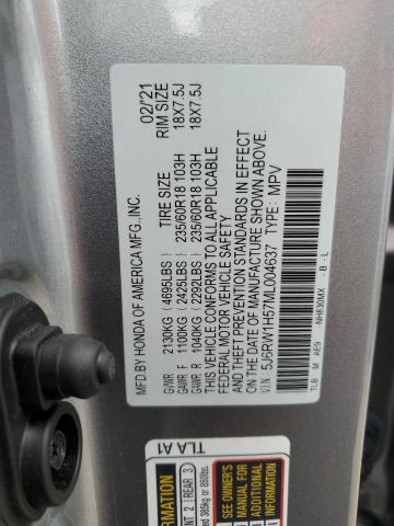 Photo 13 VIN: 5J6RW1H57ML004637 - HONDA CR-V EX 