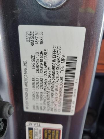 Photo 12 VIN: 5J6RW1H58ML006381 - HONDA CR-V EX AW 