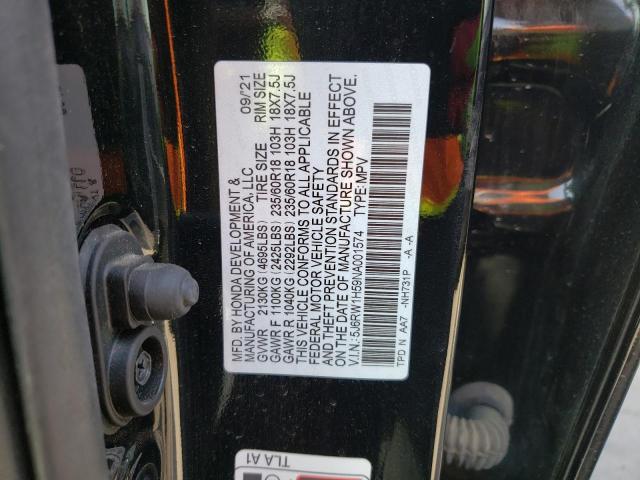 Photo 13 VIN: 5J6RW1H59NA001574 - HONDA CR-V EX 