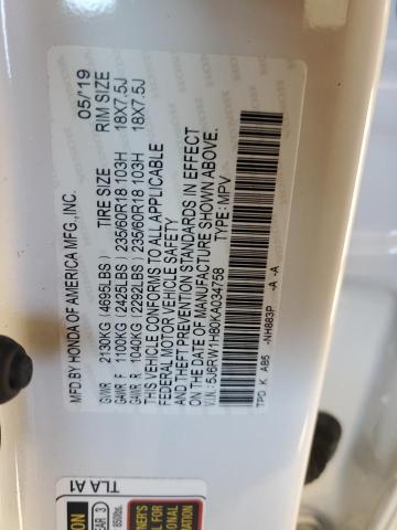 Photo 13 VIN: 5J6RW1H80KA034758 - HONDA CR-V EXL 