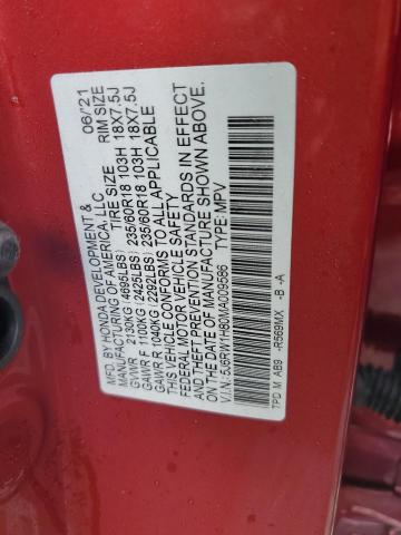 Photo 9 VIN: 5J6RW1H80MA009586 - HONDA CR-V EXL 