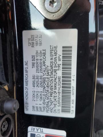 Photo 12 VIN: 5J6RW1H81HL002480 - HONDA CRV 