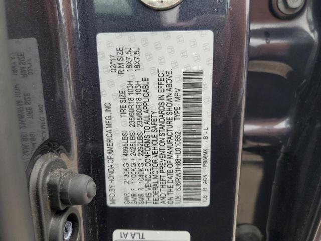 Photo 13 VIN: 5J6RW1H88HL010852 - HONDA CR-V EXL 