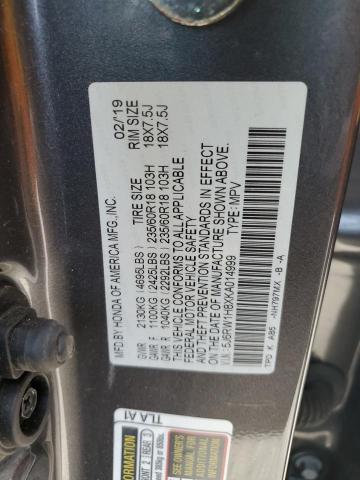 Photo 12 VIN: 5J6RW1H8XKA014999 - HONDA CRV 