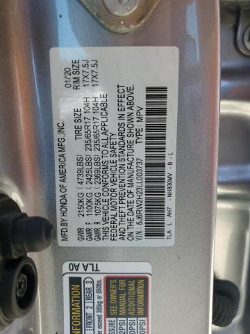 Photo 11 VIN: 5J6RW2H23LL003737 - HONDA CR-V LX 