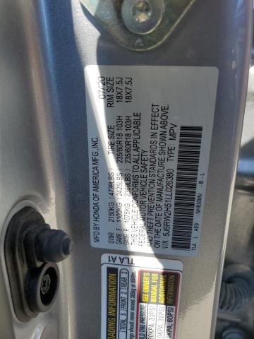 Photo 12 VIN: 5J6RW2H51LL026380 - HONDA CRV 