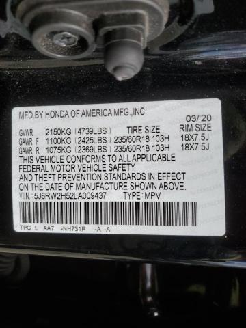 Photo 12 VIN: 5J6RW2H52LA009437 - HONDA CR-V EX 