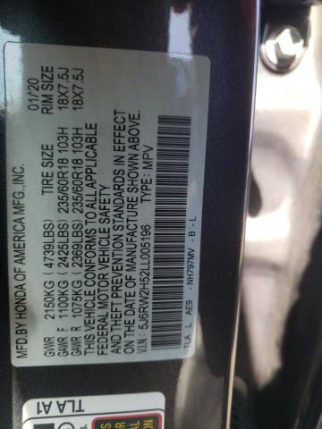 Photo 12 VIN: 5J6RW2H52LL005196 - HONDA CR-V EX 