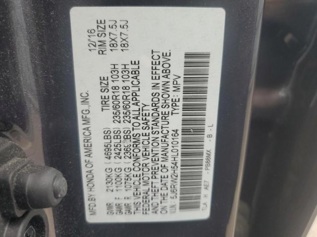 Photo 12 VIN: 5J6RW2H54HL010164 - HONDA CRV 