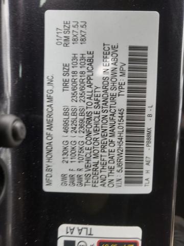 Photo 9 VIN: 5J6RW2H54HL015445 - HONDA CR-V EX 