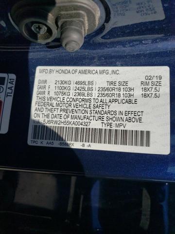 Photo 13 VIN: 5J6RW2H55KA004327 - HONDA CR-V EX 