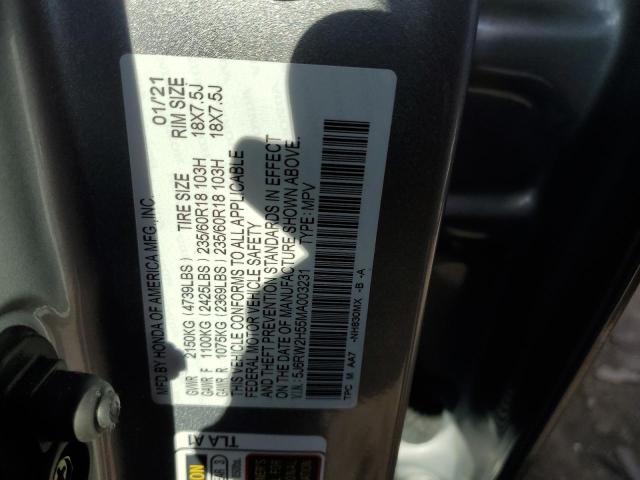 Photo 11 VIN: 5J6RW2H55MA003231 - HONDA CRV 