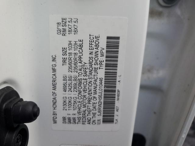 Photo 9 VIN: 5J6RW2H56JL010446 - HONDA CR-V EX 