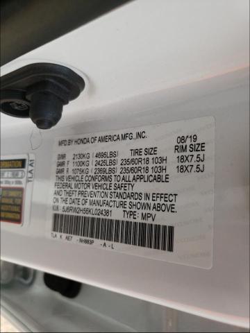 Photo 9 VIN: 5J6RW2H56KL024381 - HONDA CR-V EX 