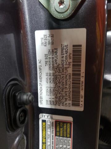 Photo 12 VIN: 5J6RW2H5XKL016963 - HONDA CR-V EX 