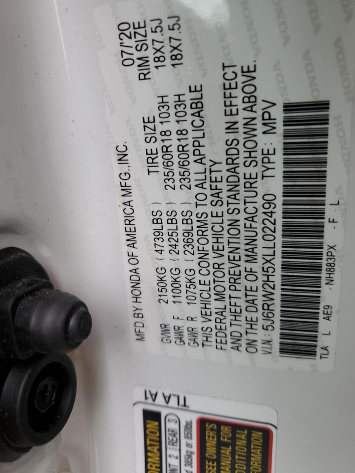 Photo 11 VIN: 5J6RW2H5XLL022490 - HONDA CR-V 