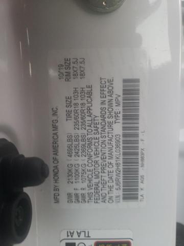 Photo 12 VIN: 5J6RW2H81KL036903 - HONDA CR-V EXL 