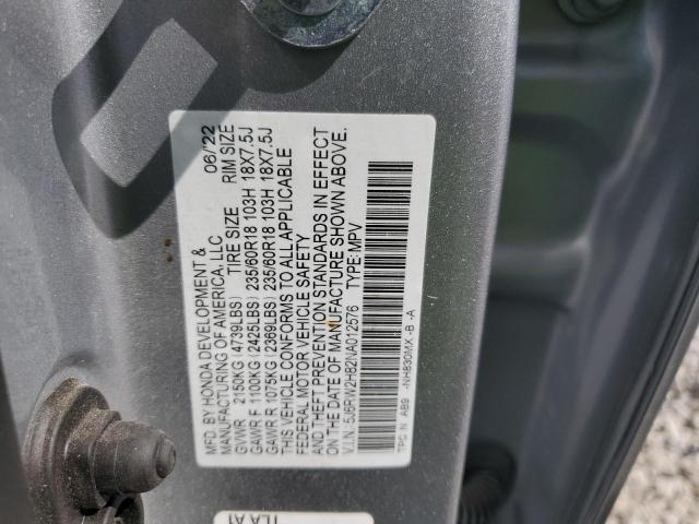 Photo 12 VIN: 5J6RW2H82NA012576 - HONDA CR-V EXL 