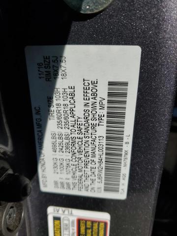 Photo 12 VIN: 5J6RW2H84HL003113 - HONDA CR-V EXL 