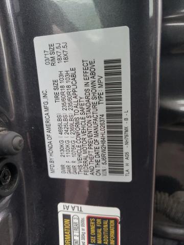 Photo 12 VIN: 5J6RW2H84HL026374 - HONDA CRV 