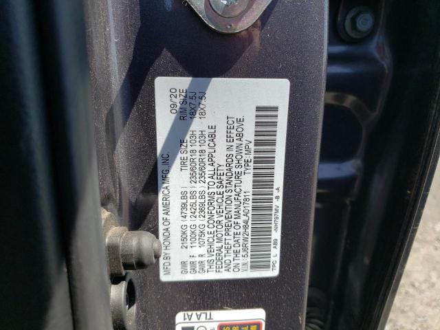 Photo 12 VIN: 5J6RW2H84LA017811 - HONDA CR-V EXL 