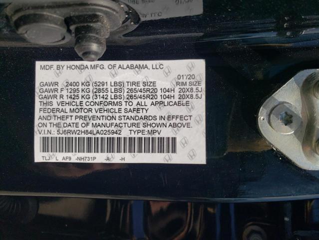 Photo 12 VIN: 5J6RW2H84LA025942 - HONDA CRV 