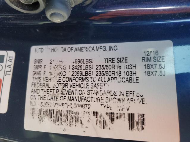 Photo 13 VIN: 5J6RW2H87HL008872 - HONDA CRV 