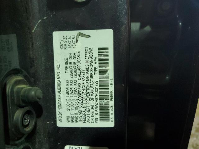 Photo 13 VIN: 5J6RW2H87HL031729 - HONDA CRV 